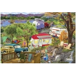 Urlaub im Wohnwagen - Blechdosenpuzzle