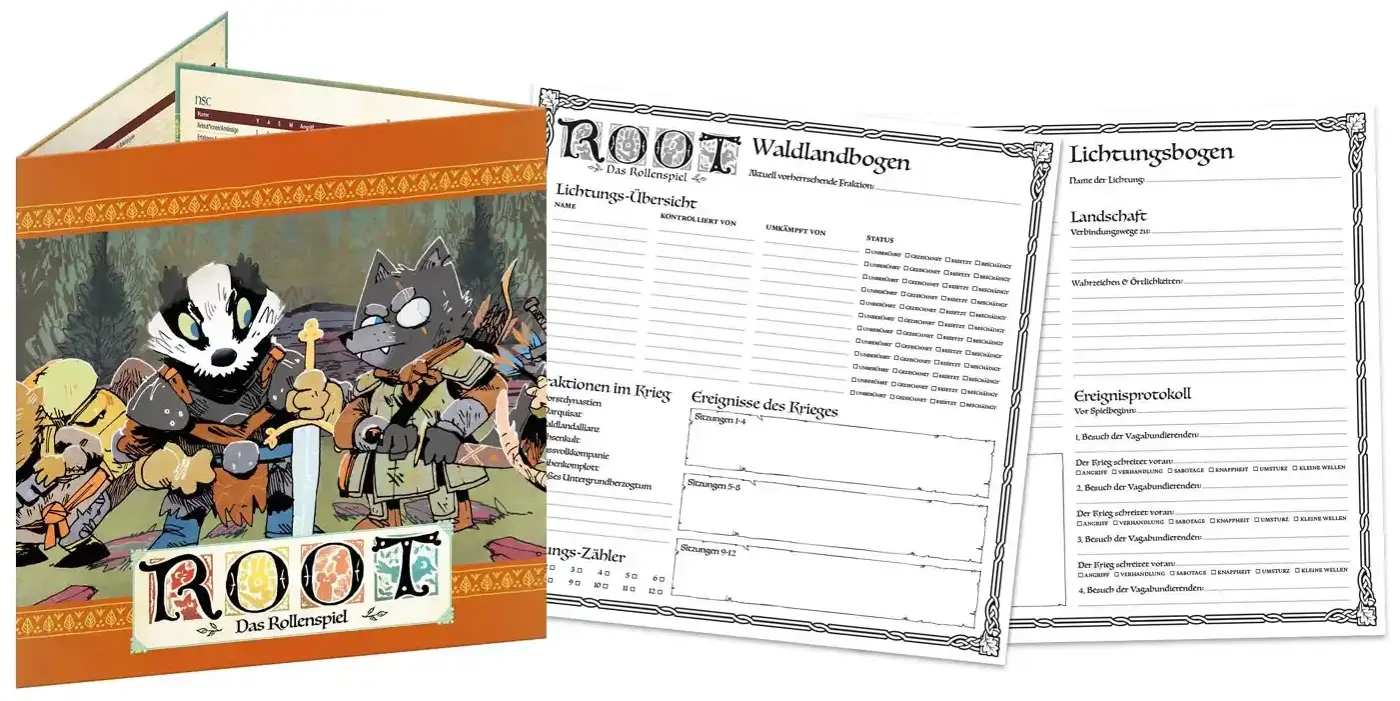 Root - Das Rollenspiel: Spielleitungsschirm-Set