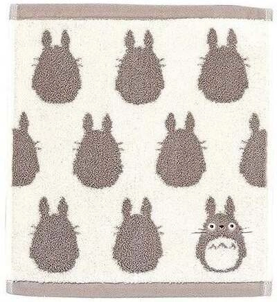 Ghibli Mini Towel Big Totoro Silhouette 33x36 cm - My Neighbor Totoro