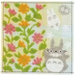 Mini Towel Totoro Flower garden 25x25 cm - My Neighbor Totoro