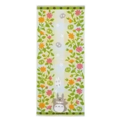 Towel Totoro Flower garden 34x80 cm - My Neighbor Totoro
