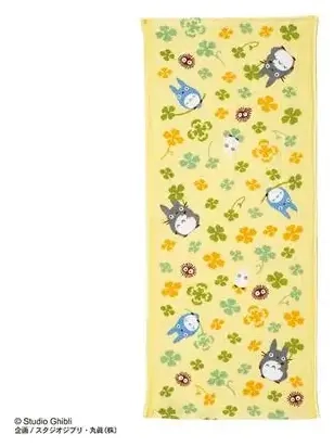Imabari Towel Totoro Clover 34x80 cm - My Neighbor Totoro