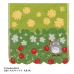 Mini Towel Totoro Flowers & Stawberries 25x25 cm - My Neighbor Totoro