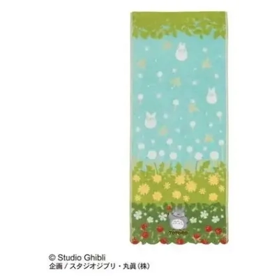 Towel Totoro Flowers & Stawberries 34x80 cm - My Neighbor Totoro
