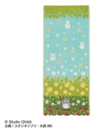 Towel Totoro Flowers & Stawberries 34x80 cm - My Neighbor Totoro