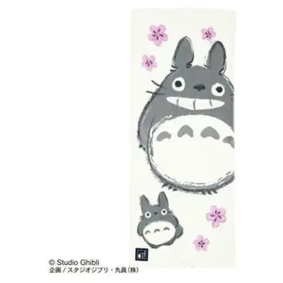 Imabari Towel Totoro Sakura 34x80 cm - My Neighbor Totoro