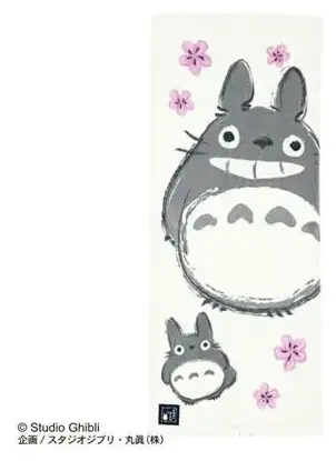 Imabari Towel Totoro Sakura 34x80 cm - My Neighbor Totoro