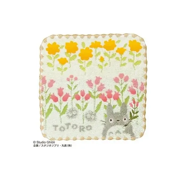 Mini Towel Totoro Wild flowers 25x25 cm - My Neighbor Totoro
