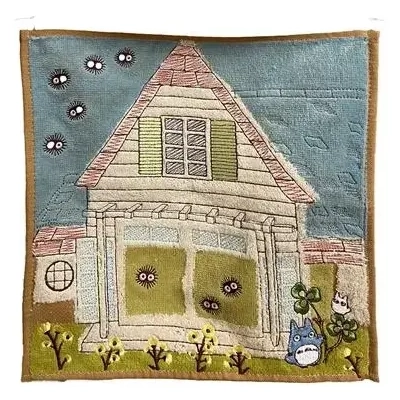 Mini Towel Totoro & Kusakabe House 25x25 cm My Neighbor Totoro