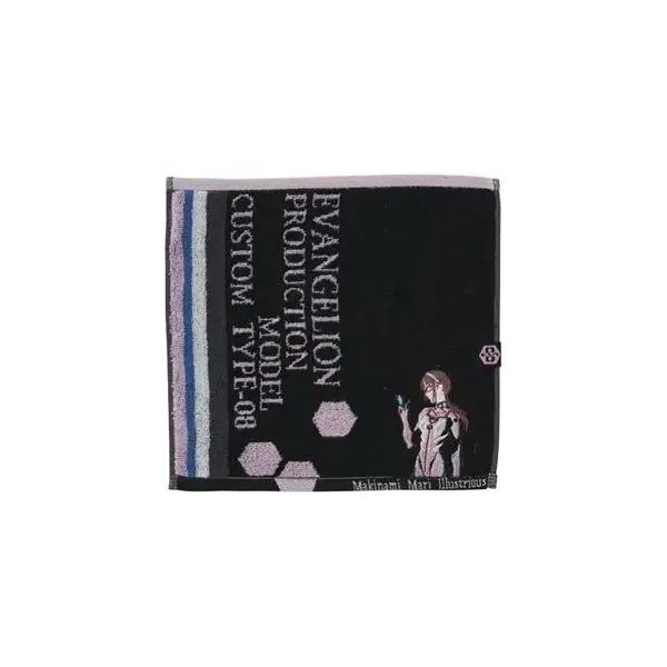 Mini Towel Mari Makinami Illustrious & EVA 08 25x25 cm - Evangelion