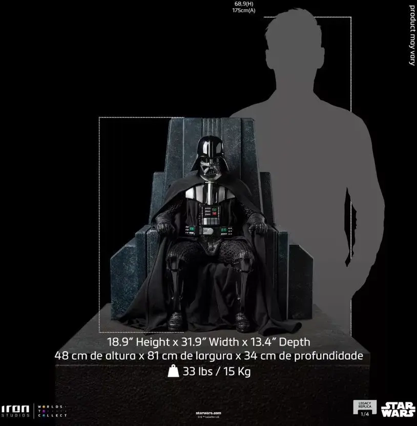 Star Wars - Darth Vader on Throne - Legacy Replica 1/4