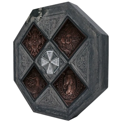 Resident Evil VIII Replica House Crest Set
