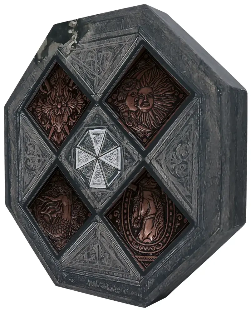 Resident Evil VIII Replica House Crest Set