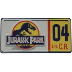 Jurassic Park Replica Numberplate