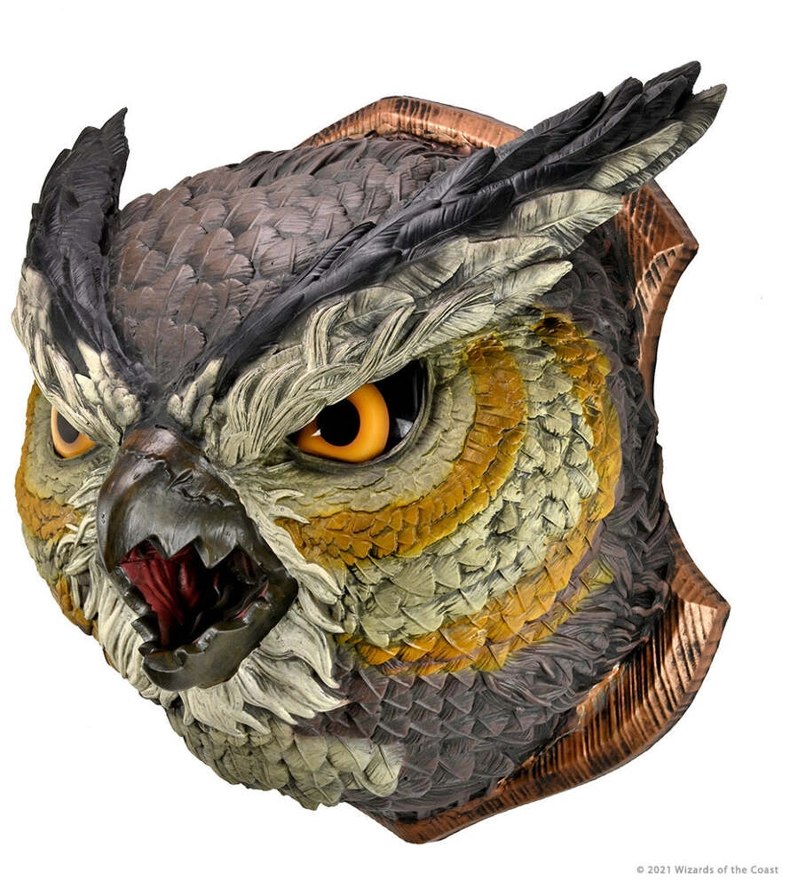 D&D Replicas of the Realms: Owlbear Trophy Plaque