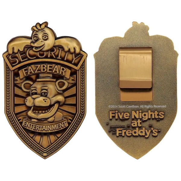 Five Nights at Freddy's Replica Security Badge