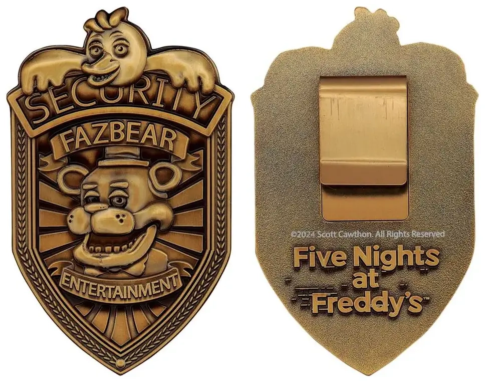 Five Nights at Freddy's Replica Security Badge