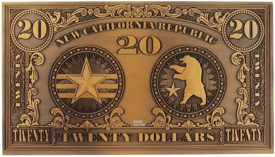 Fallout New Vegas Replica NCR $20 Bill