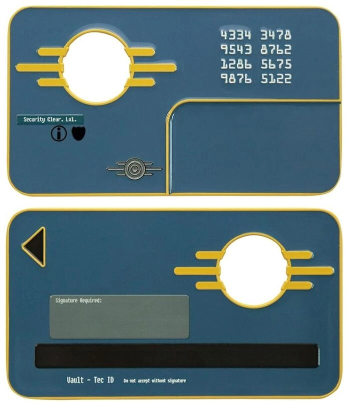 Fallout Vault Security Keycard Replica
