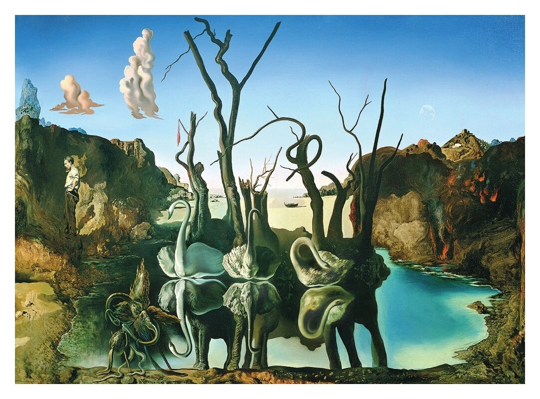 Schwäne spiegeln Elefanten - Salvador Dali