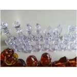 Schachfiguren Bernstein Design - 95mm (B-Qualität / Auslaufmodell)
