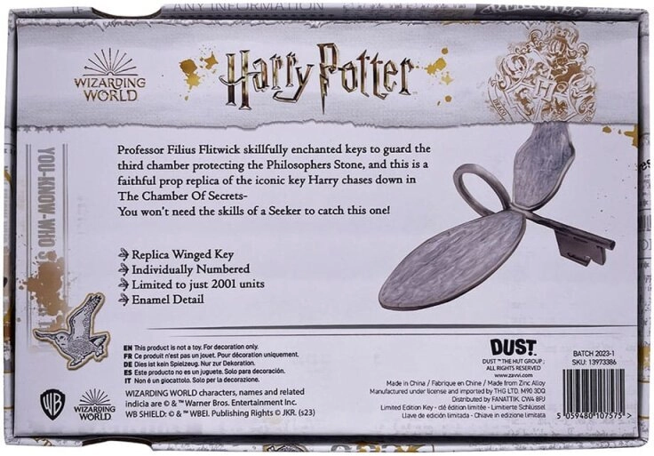 Harry Potter Replica Professor Flitwick Enchanted Key