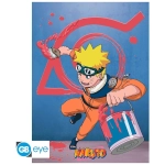 NARUTO - Poster Chibi 52x38 - Naruto & Konoha emblem 