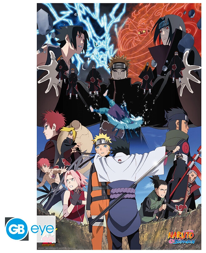 NARUTO SHIPPUDEN - Poster Maxi 91.5x61 - Rivals