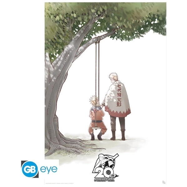 NARUTO SHIPPUDEN - Poster Maxi 91.5x61 - 20 years anniversary