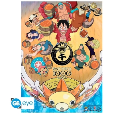 ONE PIECE - Poster Chibi 52x38 - 1000 Logs Cheers*