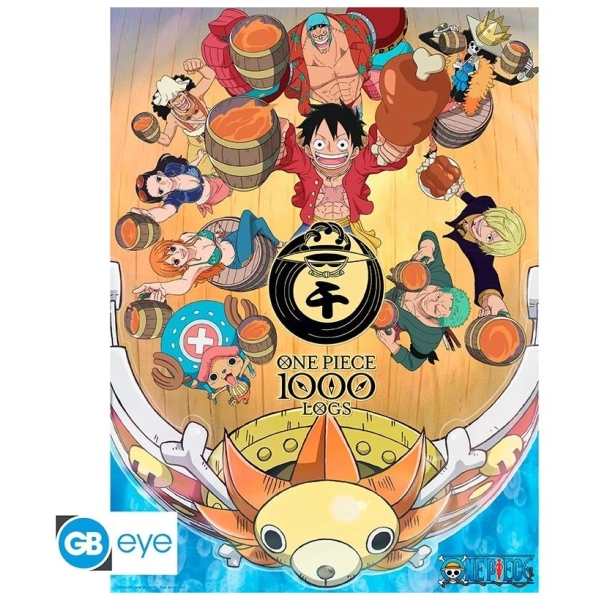 ONE PIECE - Poster Chibi 52x38 - 1000 Logs Cheers*