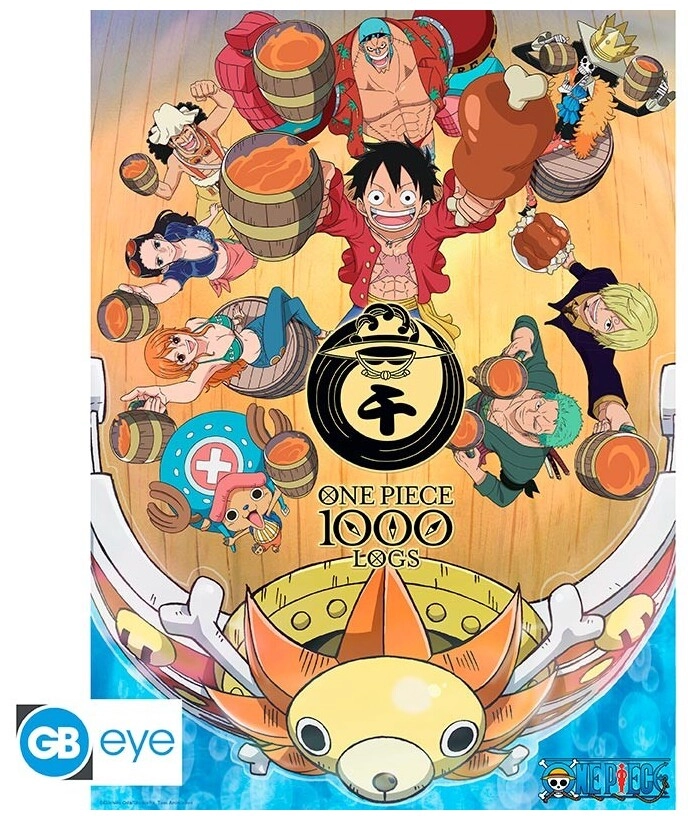 ONE PIECE - Poster Chibi 52x38 - 1000 Logs Cheers*