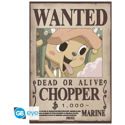 ONE PIECE - Poster Chibi 52x38 - Wanted Chopper Wano