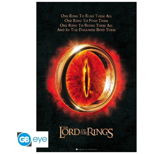 LORD OF THE RINGS - Poster Maxi 91.5x61 - The One Ring*