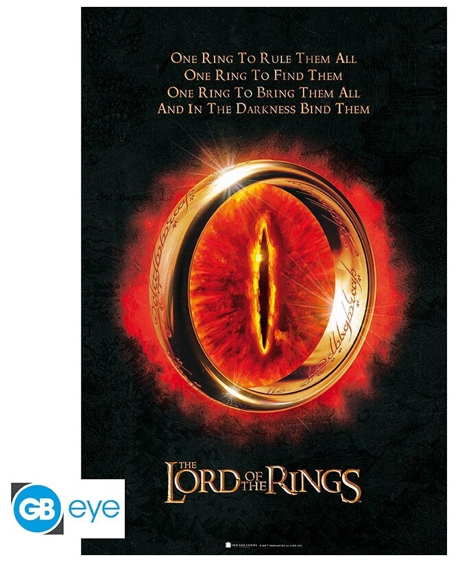 LORD OF THE RINGS - Poster Maxi 91.5x61 - The One Ring*