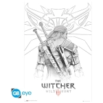 THE WITCHER - Poster Maxi 91.5x61 - Geralt Sketch