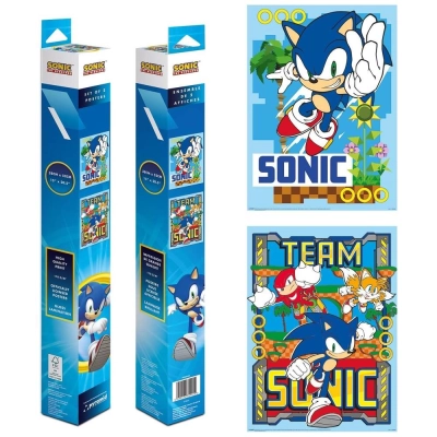 Sonic The Hedgehog (Sonic & Team) Boxed Poster Set
