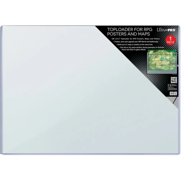 UP - 29" x 21.5" Toploader for RPG Posters and Maps