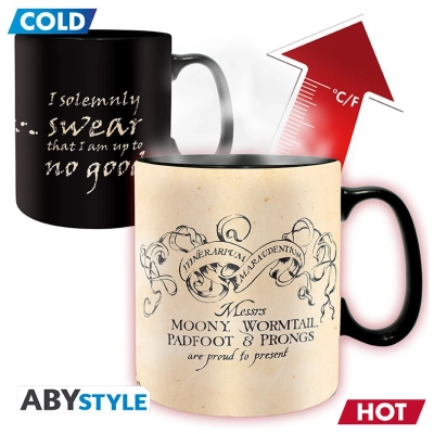 HARRY POTTER - Mug Heat Change - 460 ml - Marauder - cardboard