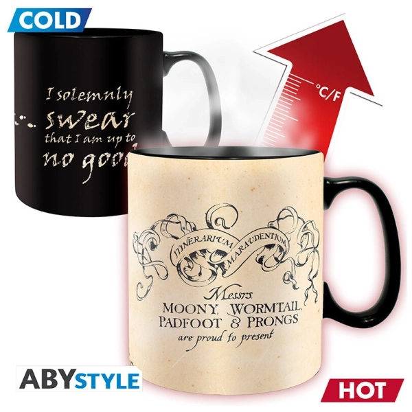 HARRY POTTER - Mug Heat Change - 460 ml - Marauder - cardboard