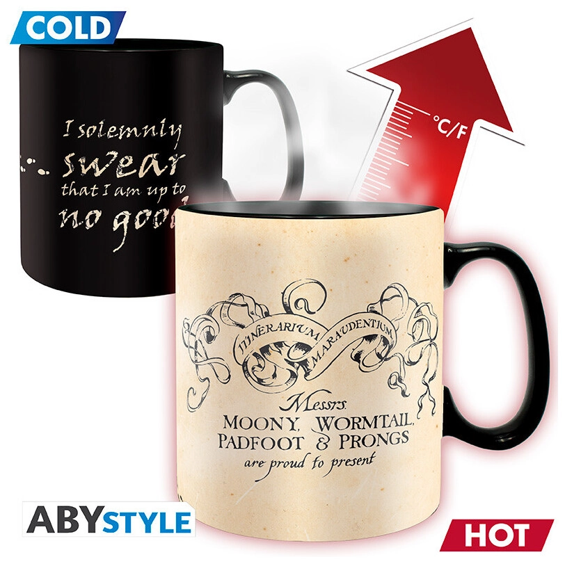 HARRY POTTER - Mug Heat Change - 460 ml - Marauder - cardboard