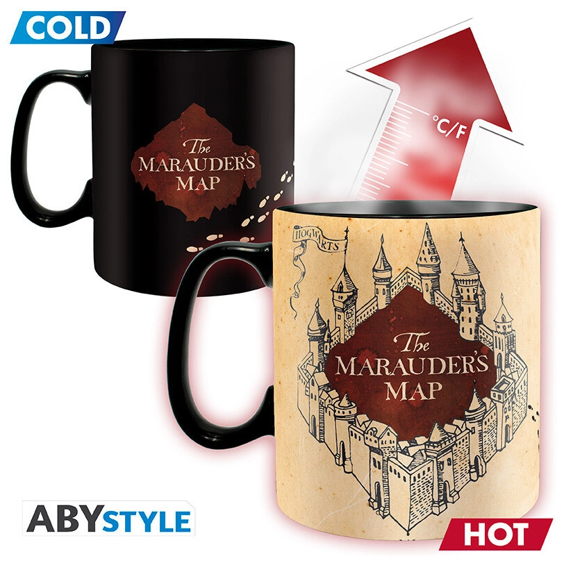 HARRY POTTER - Mug Heat Change - 460 ml - Marauder - cardboard