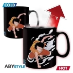 ONE PIECE - Mug Heat Change - 460 ml - Luffy & Ace - cardboard box