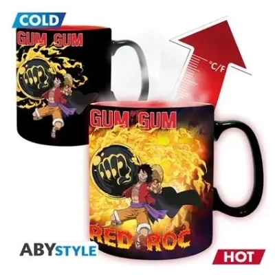 ONE PIECE - Mug Heat Change - 460 ml -Luffy vs Kaidou-cardboard box