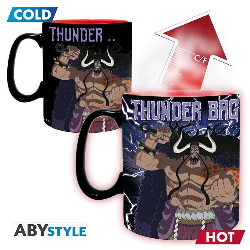 ONE PIECE - Mug Heat Change - 460 ml -Luffy vs Kaidou-cardboard box
