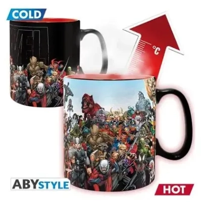 MARVEL - Mug Heat Change - 460 ml - Marvel Heroes - with box