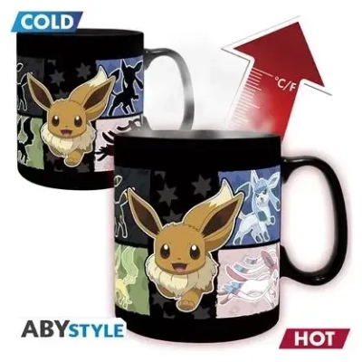 POKEMON - Mug Heat Change - 460 ml - Eevee - cardboard box