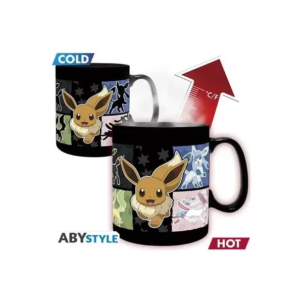 POKEMON - Mug Heat Change - 460 ml - Eevee - cardboard box