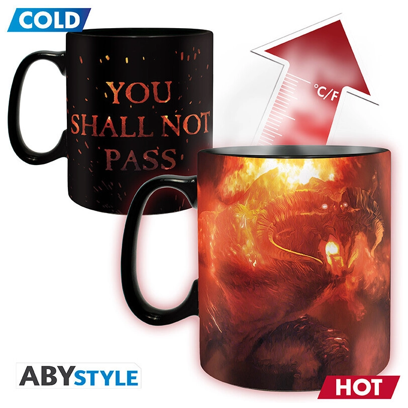 LORD OF THE RINGS - Mug Heat Change - 460 ml - You shall not pass