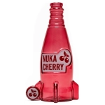 Fallout "Nuka Cola Cherry" Glass Bottle and Caps